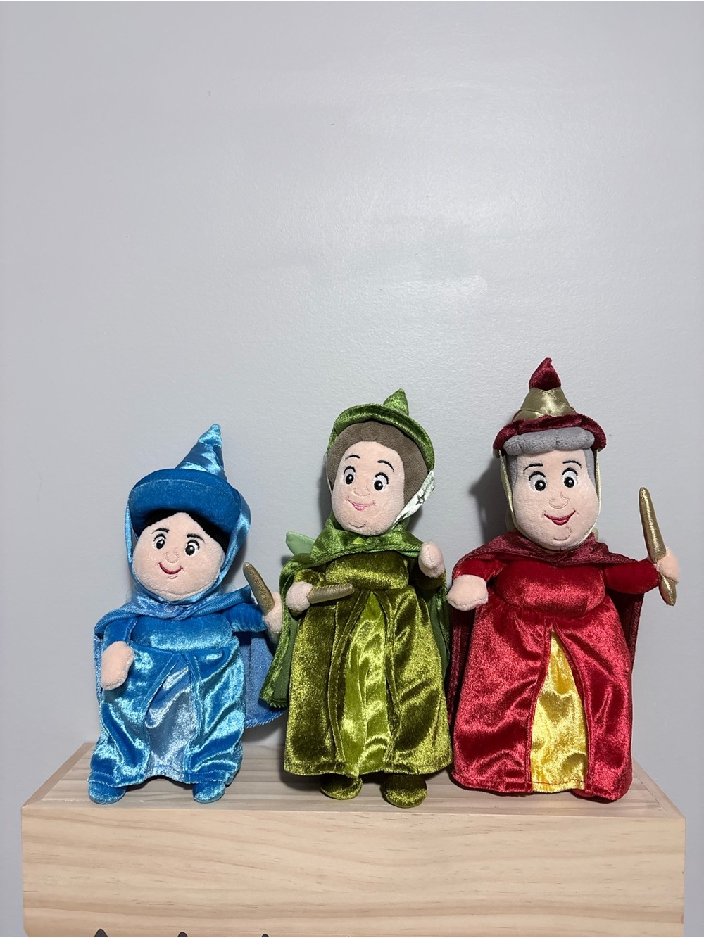 Disney Sleeping Beauty Fairies Set of 3 - Fauna, Flora & Merryweather